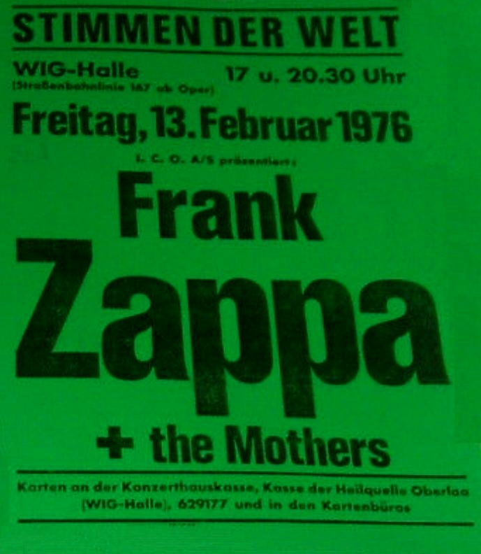 13/02/1976Kurhalle, Vienna, Austria